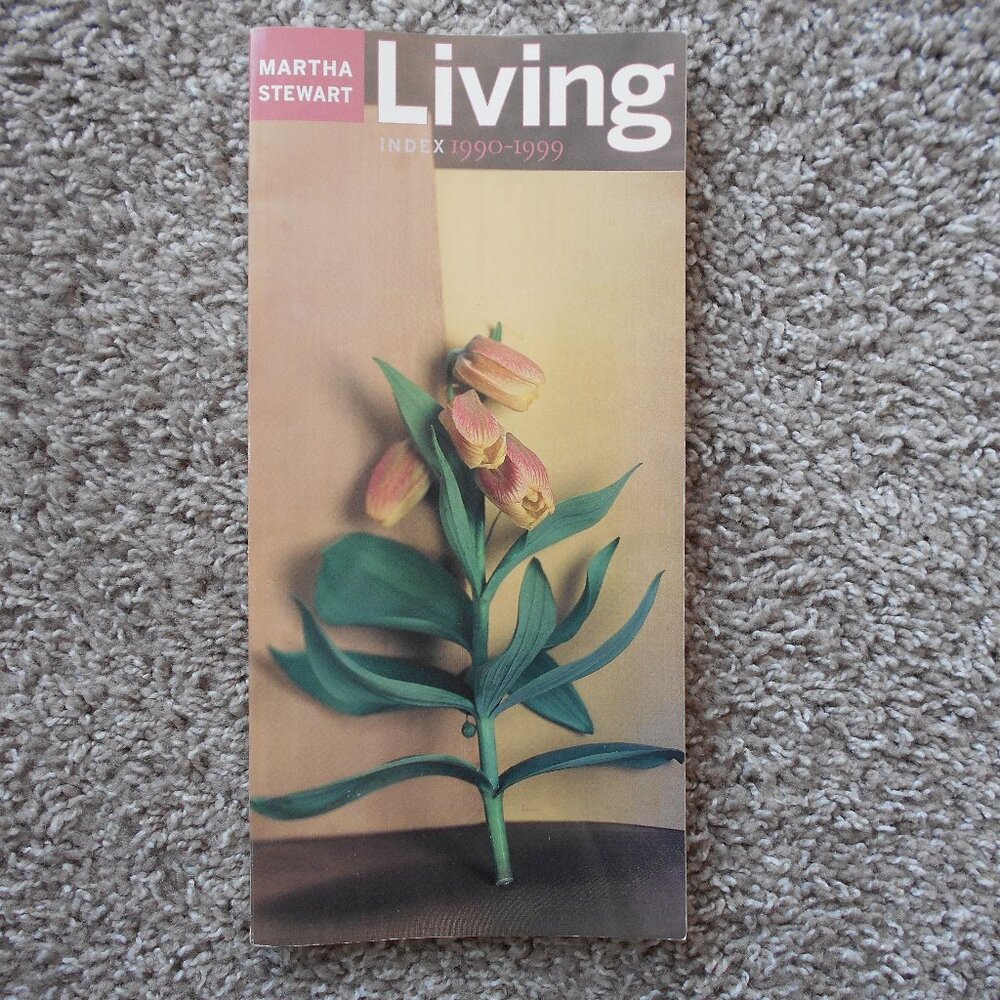 Martha Stewart Living Magazine Index 1990-1999